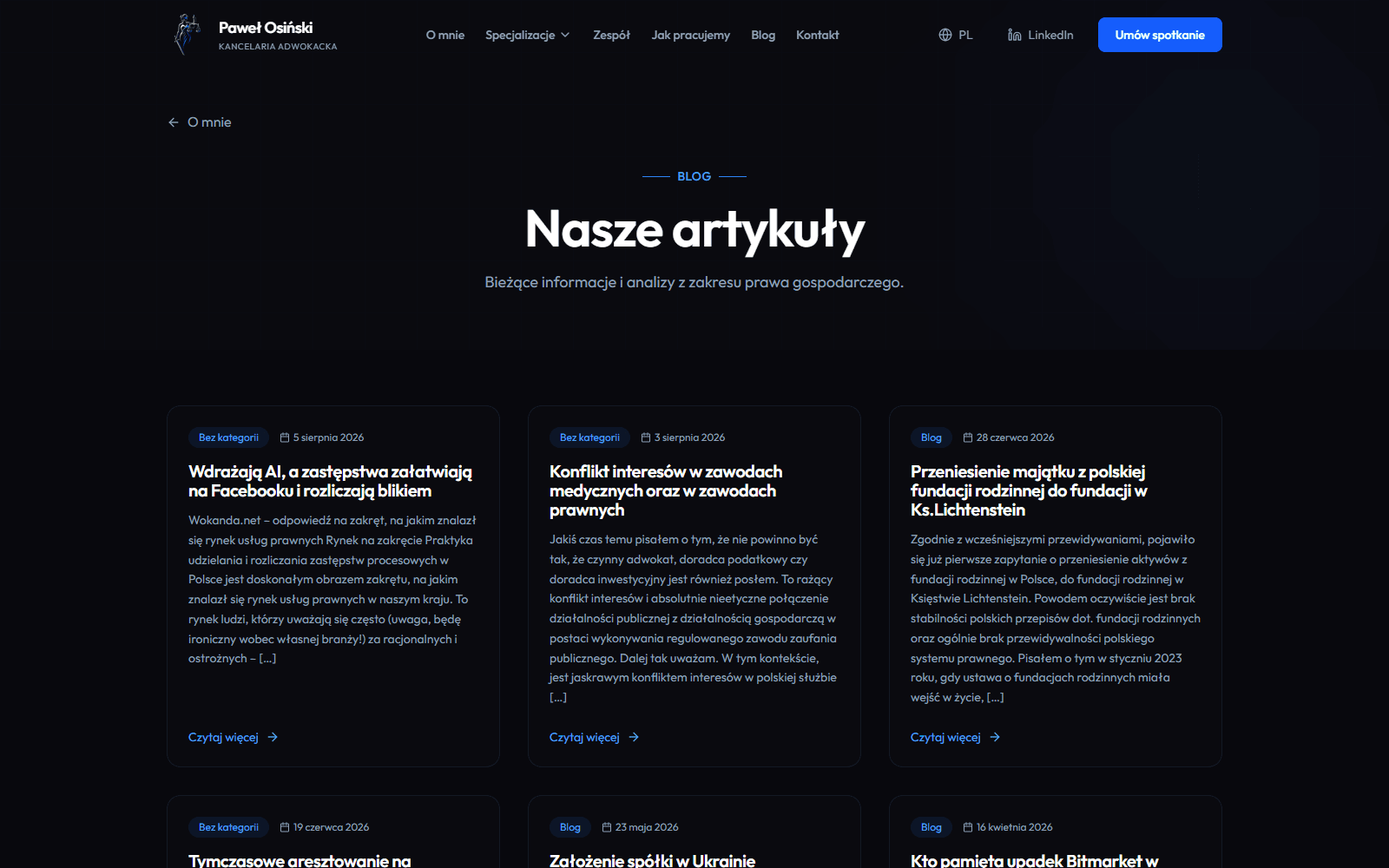 Osiński Legal – widok 2